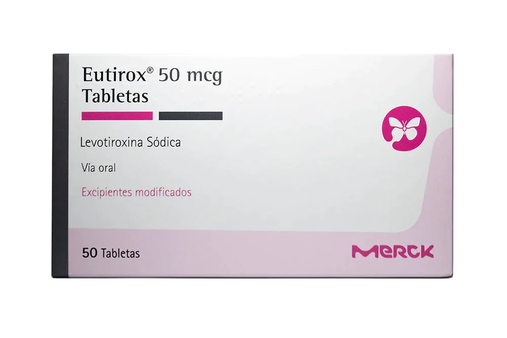 EUTIROX 50 MCG 50 TBS - Imagen 1