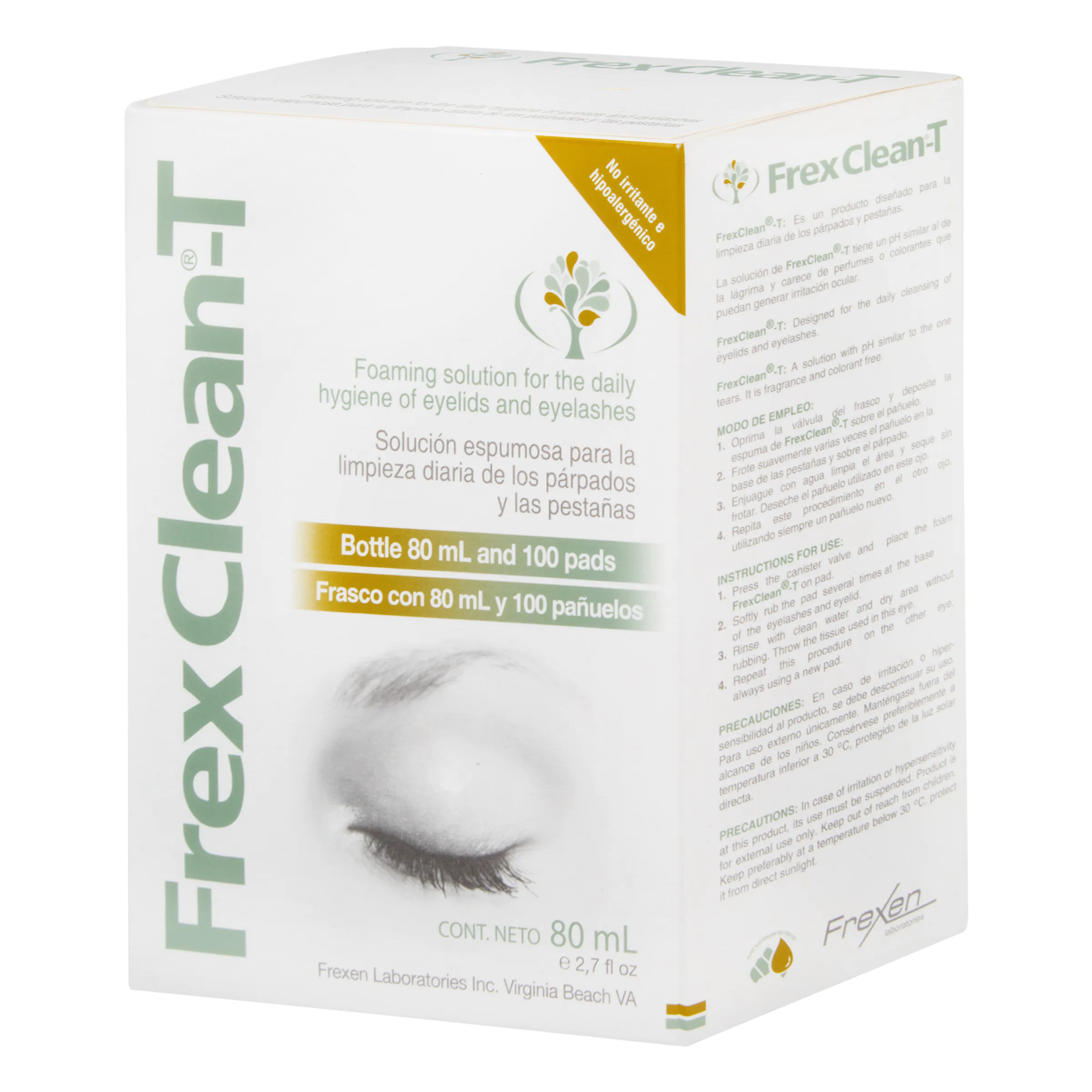FREX CLEAN T SOL.80 ML+100 PANUELOS - Imagen 1