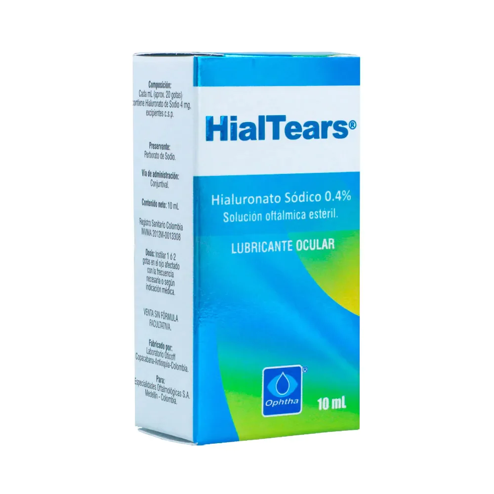 HIALTEARS PF SOLUCION OFTALMICA 10 ML - Imagen 1