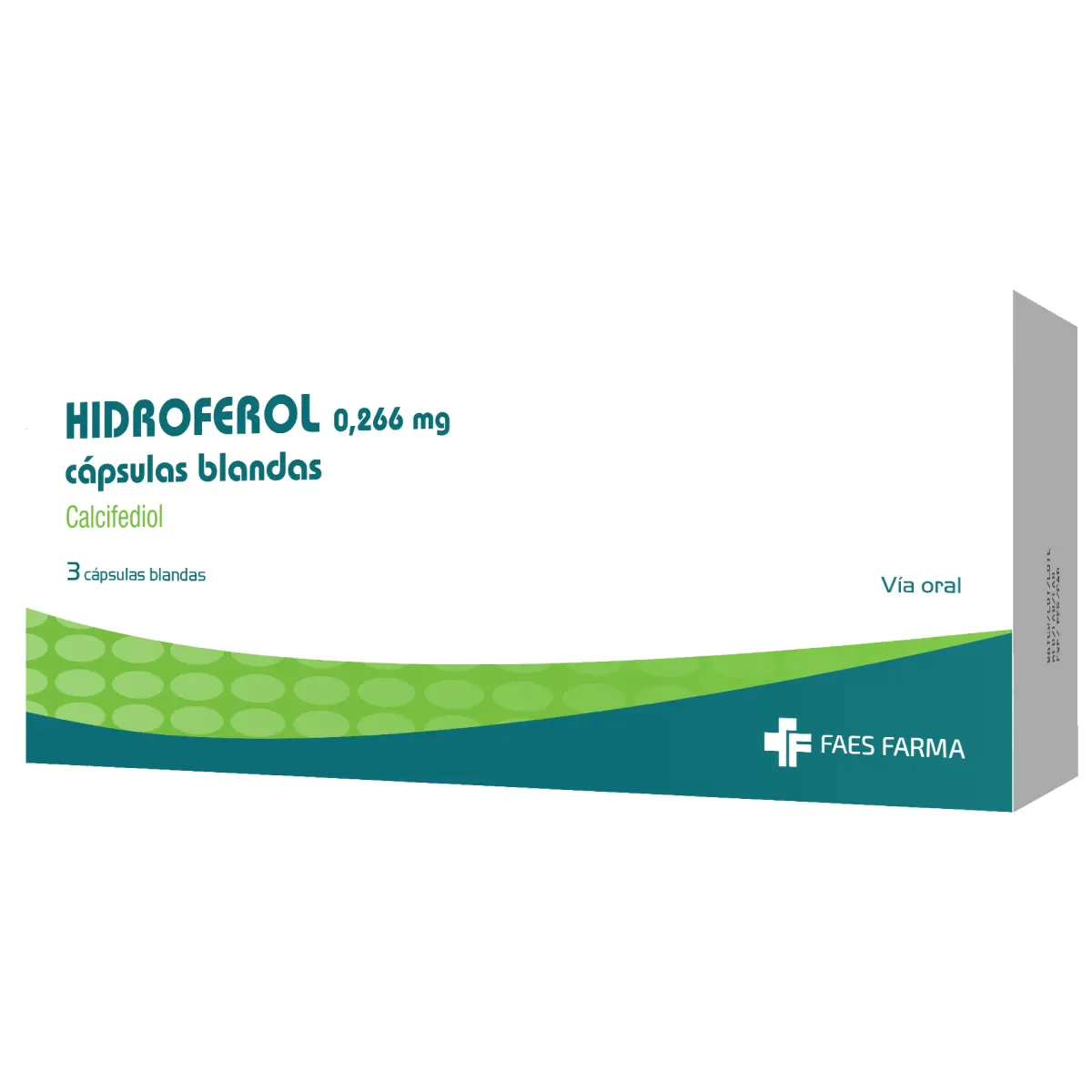 HIDROFEROL 0.266 MG 3 CAP.BLANDA - Imagen 1