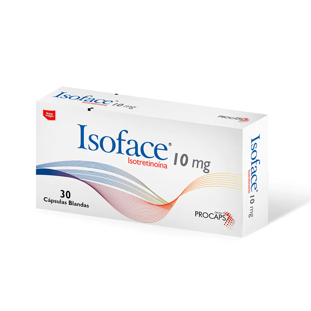 ISOFACE 10 MG 30 CAPSULAS - Imagen 1