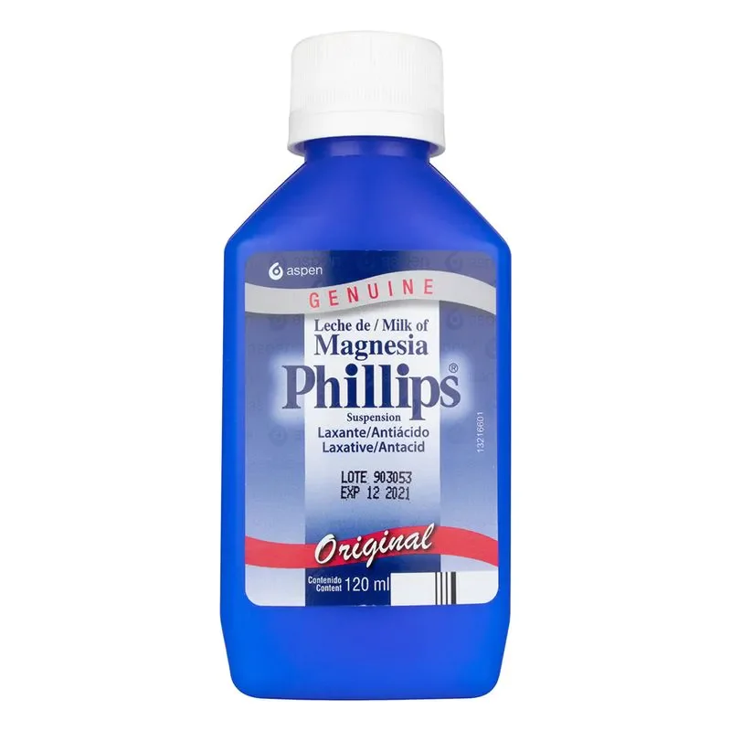 LECHE DE MAGNESIA PHILLIPS 120 ML - Imagen 1