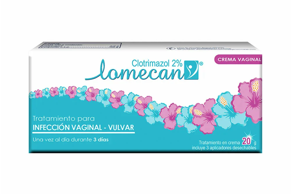 LOMECAN CLOTR 2% CREMA VAGINAL 20 GR LOMECAN CLOTR 2% CREMA VAGINAL 20 GR - Imagen 1