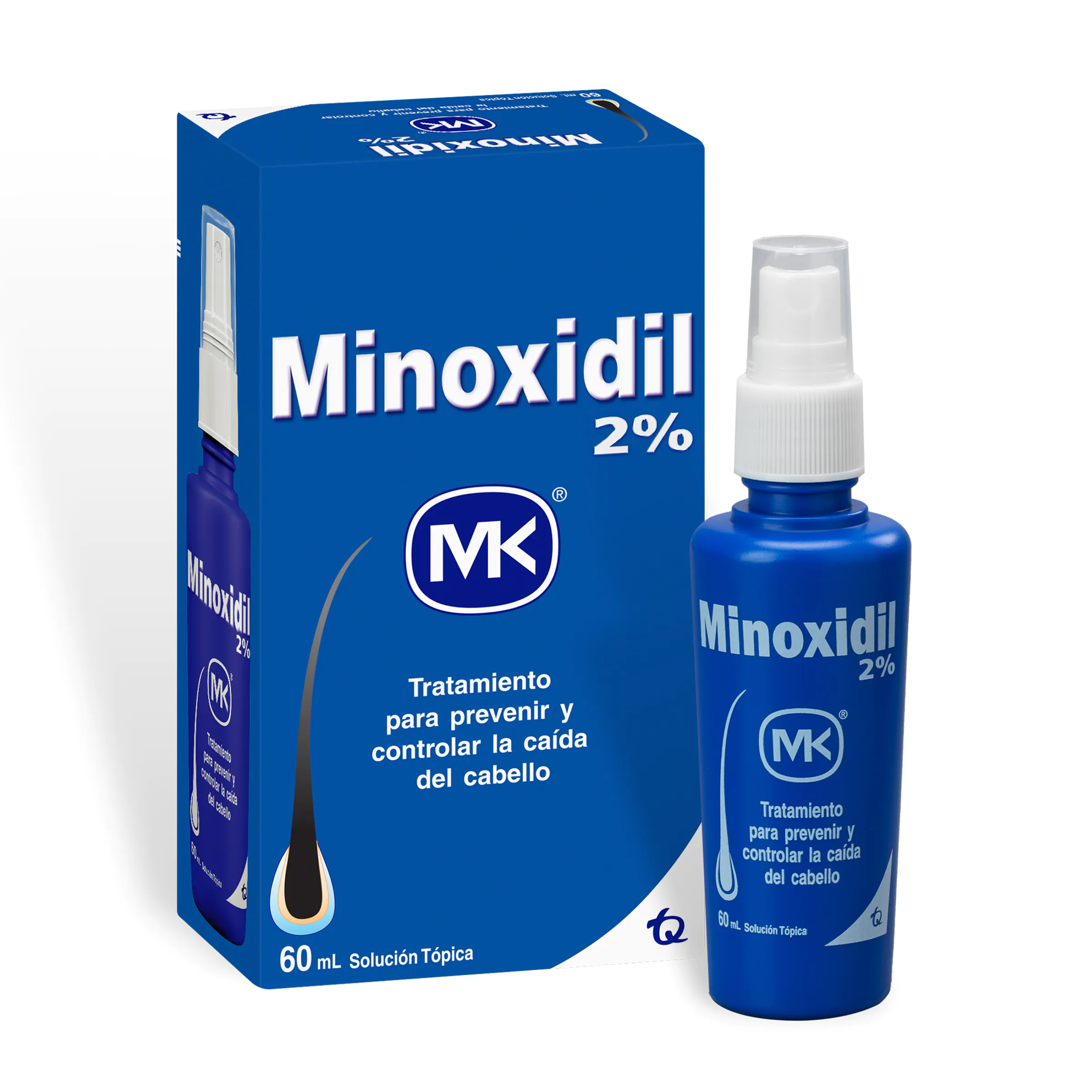 MINOXIDIL 2% LOCION 60 ML MK - Imagen 1