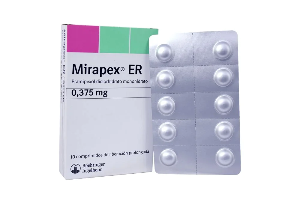 MIRAPEX ER 0.375 MG 10 TBS - Imagen 1