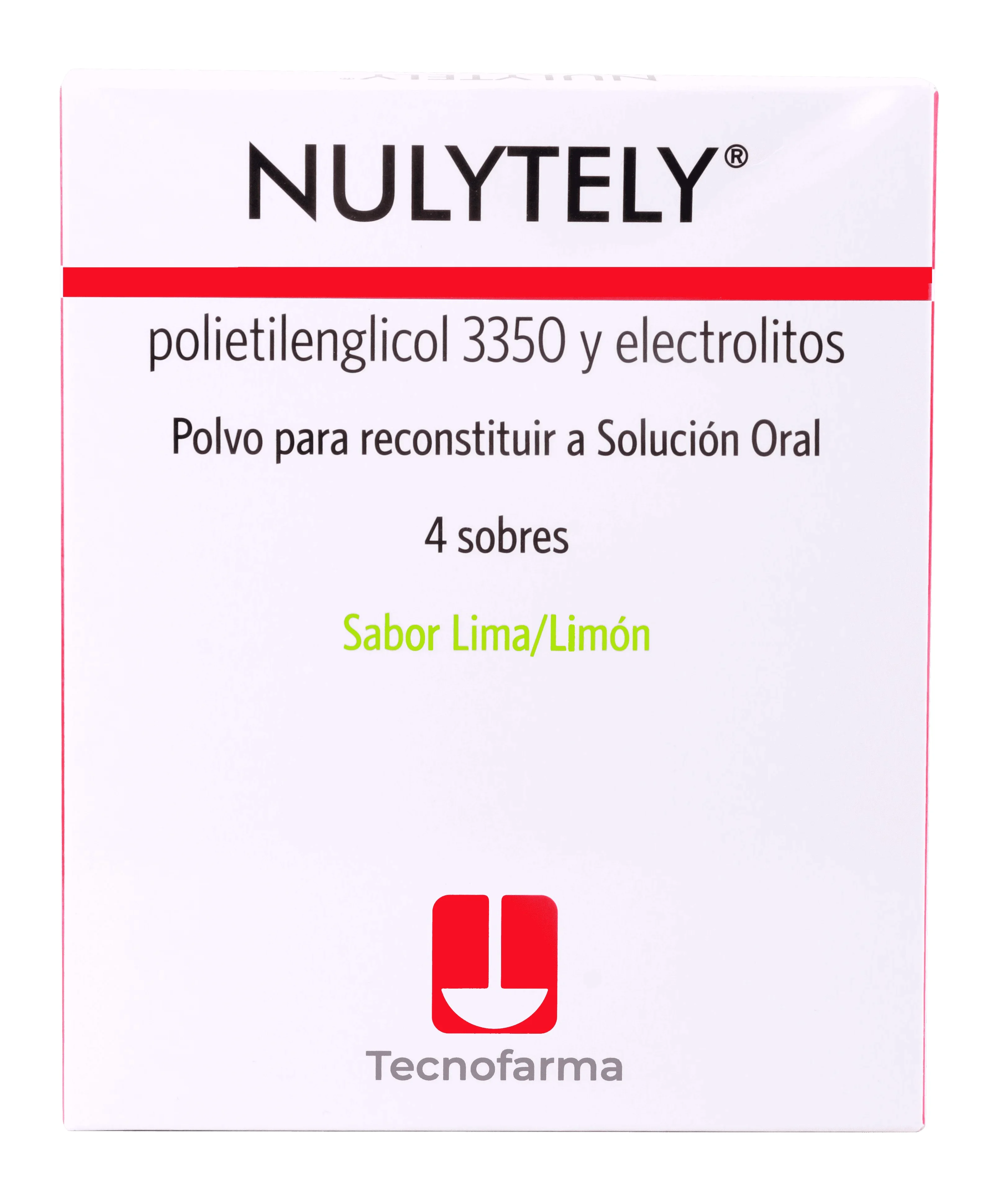 NULYTELY LIMA LIMON 4 SOBRES - Imagen 1