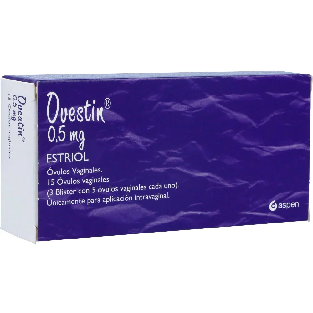 OVESTIN 0.5 MG 15 OVULOS OVESTIN 0.5 MG 15 OVULOS - Imagen 1