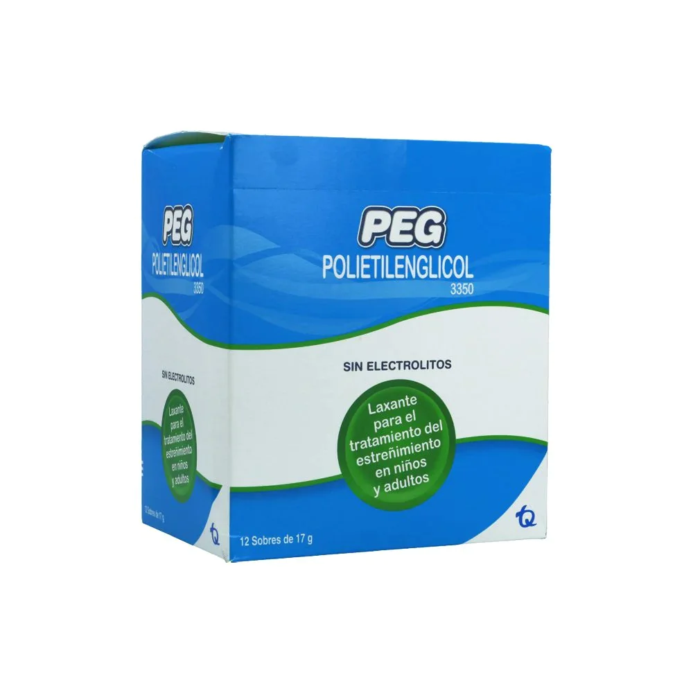 PEG POLIETILENGLICOL 3350 17 GR - Imagen 1