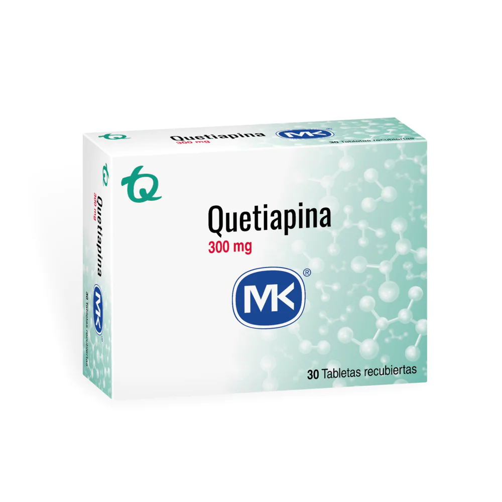 QUETIAPINA 300 MG 30 TBS MK QUETIAPINA 300 MG 30 TBS MK - Imagen 1