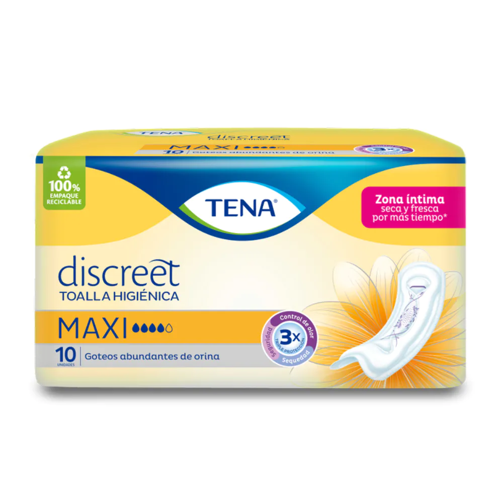 TENA MUJER MAXI 10 UND - Imagen 1