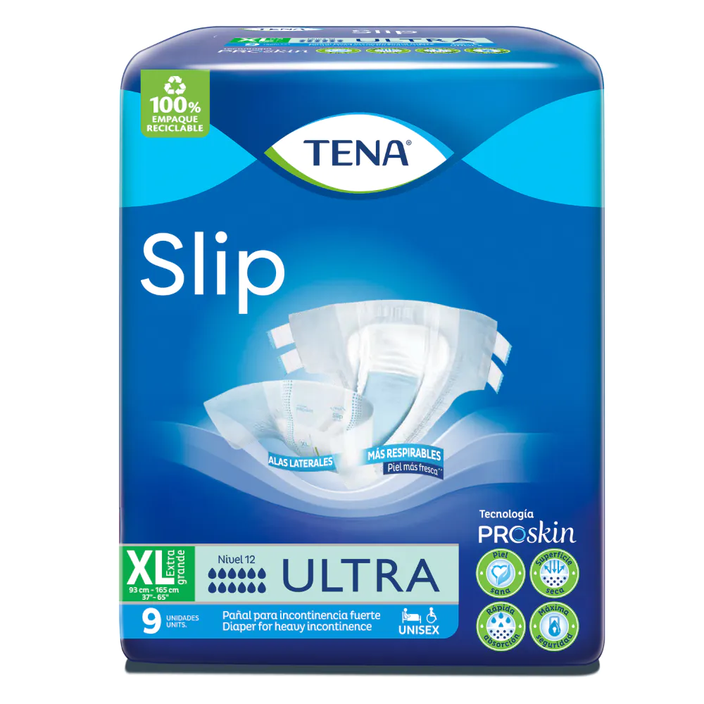 TENA SLIP ULTRA TALLA XL 9 UND - Imagen 1