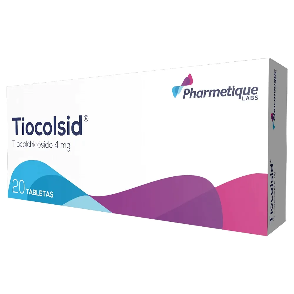 TIOCOLSID 4 MG 20 TABLETAS - Imagen 1