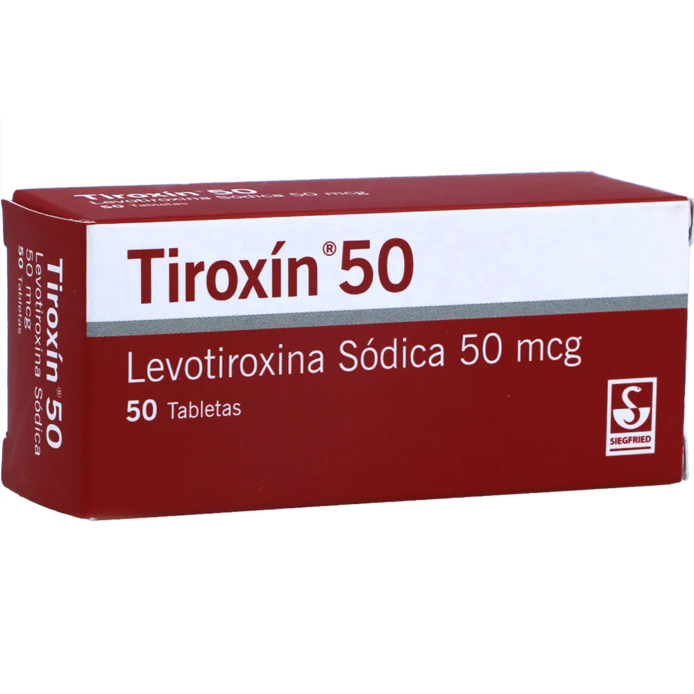 TIROXIN 50 MG 50 TABLETAS(PDB) TIROXIN 50 MG 50 TABLETAS - Imagen 1