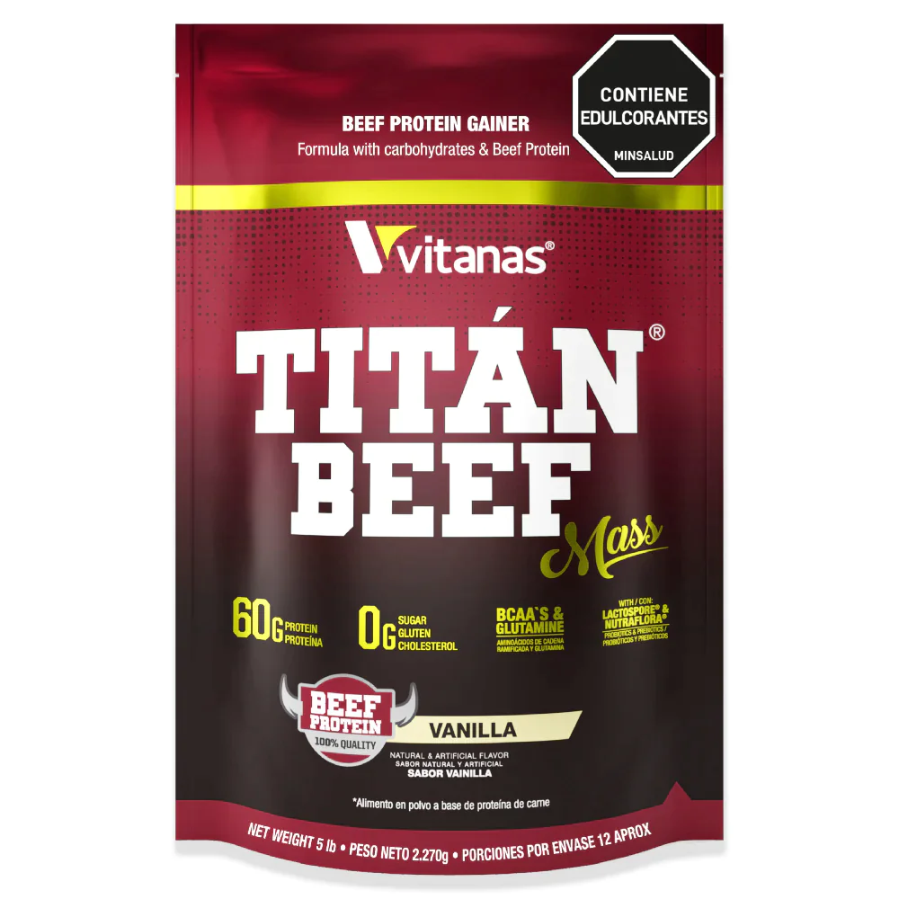 TITAN BEEF MASS 5 LIB TITAN BEEF MASS 5 LB - Imagen 1