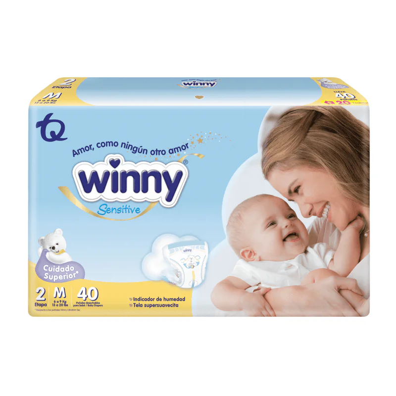 WINNY SENSITIVE ET 2 X 40 UNIDADES WINNY SENSITIVE ET 2 X 40 UNIDADES - Imagen 1