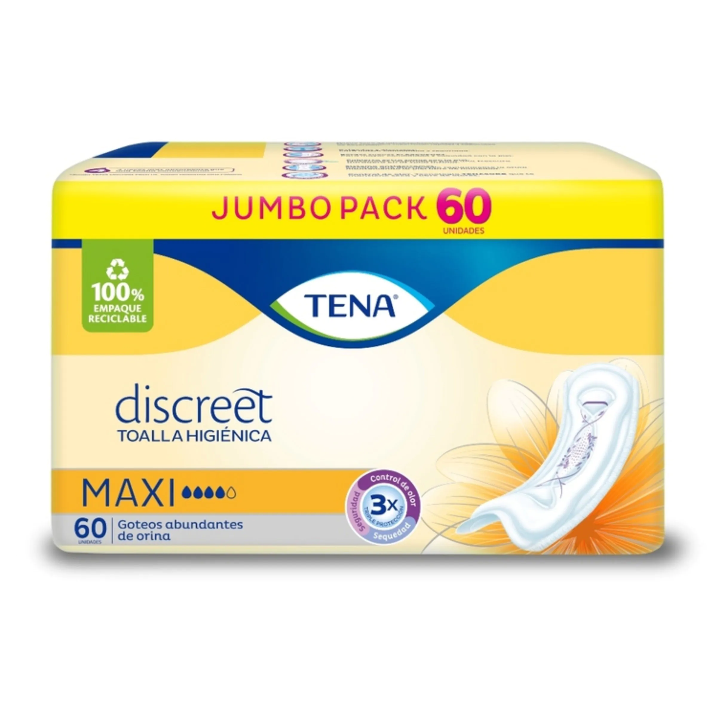 toallas-higienicas-tena-mujer-maxi-paquete-x-60-uds-super-ahorro-200038484_1 TENA MUJER MAXI 60 UND - Imagen 1