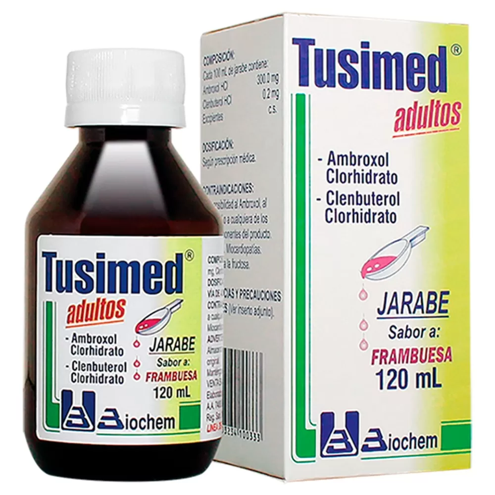 100000610.jpg TUSIMED ADULTO JARABE 120 ML - Imagen 1