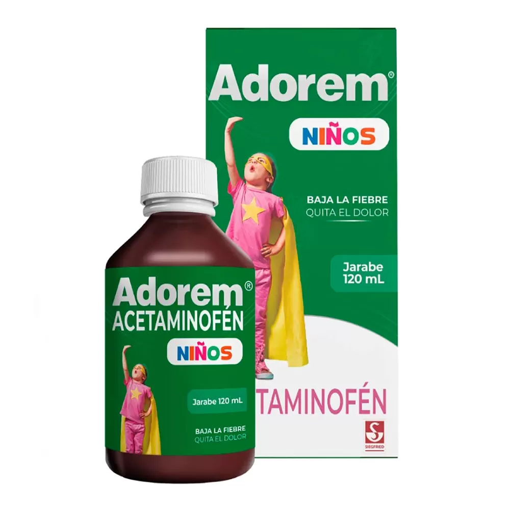 ADOREM ACETAMINOFEN 150 MG JARABE 120 ML - Imagen 1