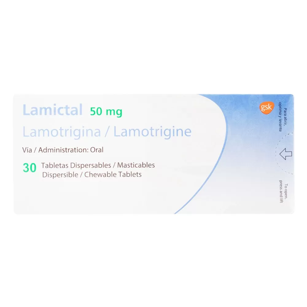 LAMICTAL DISP.50MG 30TBS - Imagen 1