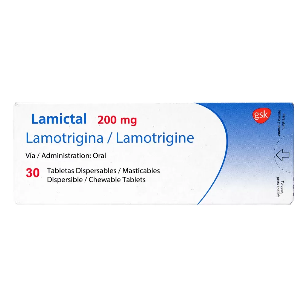 LAMICTAL DISP.200 MG 30TBS - Imagen 1