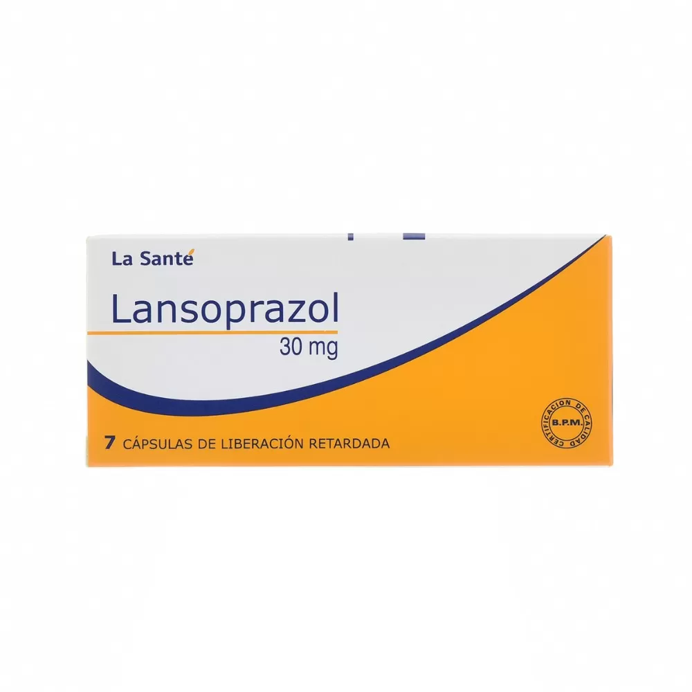 LANSOPRAZOL 30 MG 7 CAPSULAS LS - Imagen 1