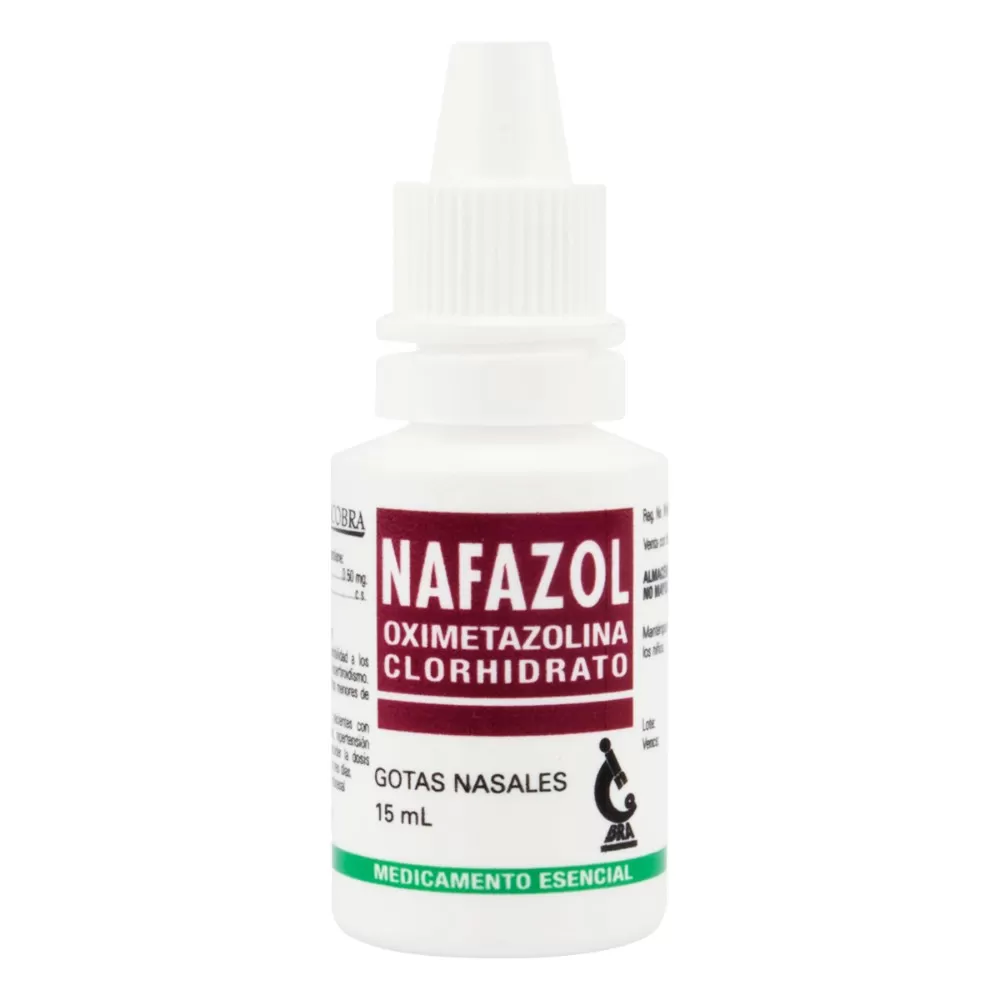 100002857.jpg NAFAZOL OXIMETAZOLINA ADULTO GOTAS 15 ML - Imagen 1