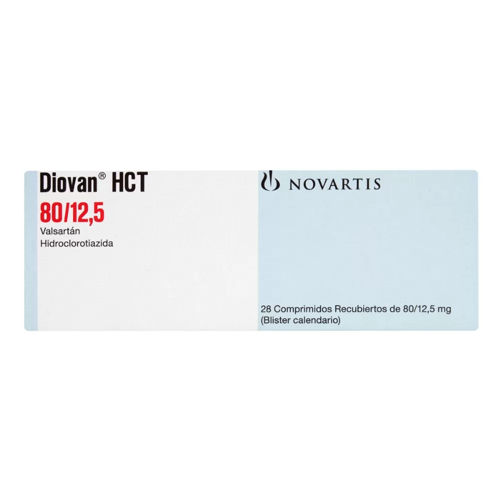 DIOVAN HCT 80/12.5 MG 28 TBS - Imagen 1