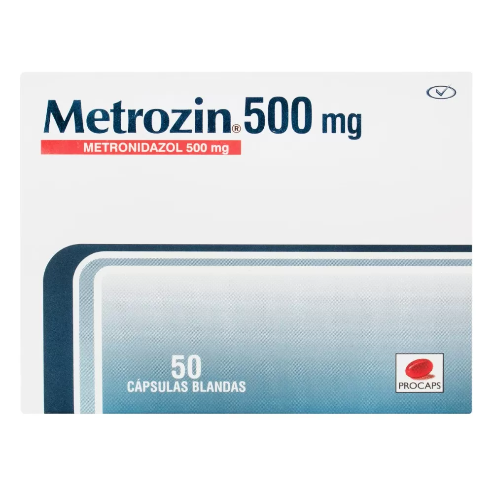 METROZIN 500 MG 50 CAPSULAS - Imagen 1