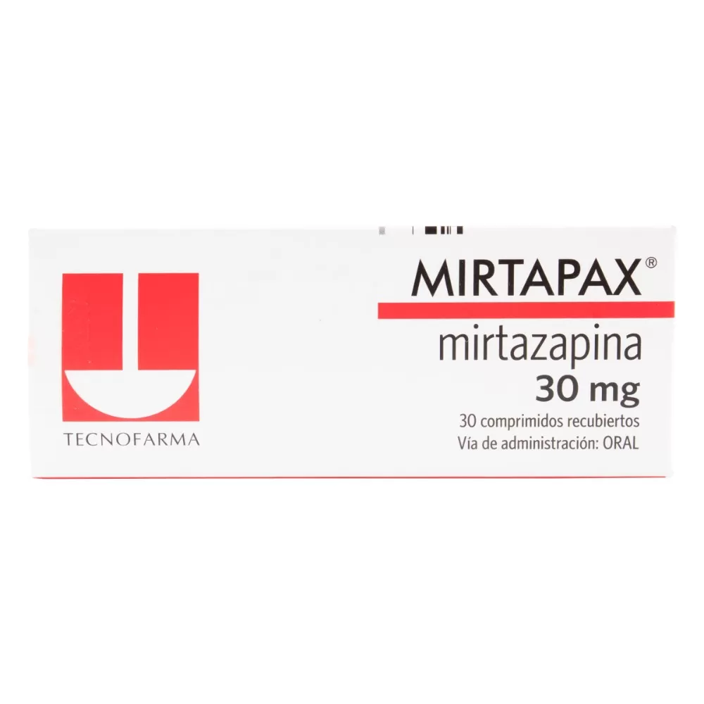 MIRTAPAX 30 MG 30 COMPR - Imagen 1