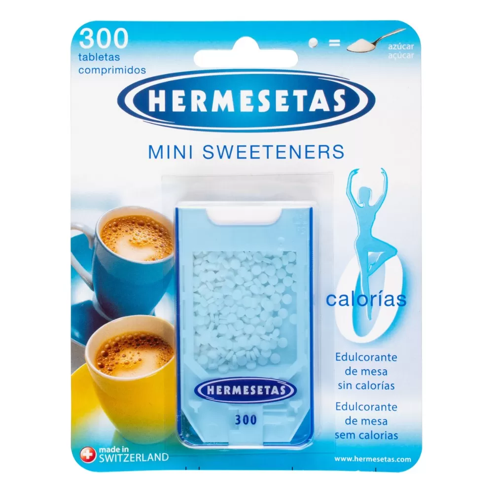 100006039.jpg HERMESETAS MINI SWEETENERS X 300 COMP - Imagen 1