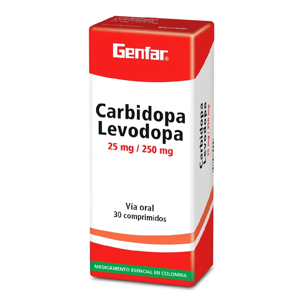 100007837.jpg LEVODOPA+CARBIDOPA 30 TABLETAS GF - Imagen 1