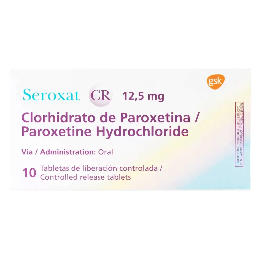 SEROXAT CR 12.5 MG 10 TABLETAS - Imagen 1