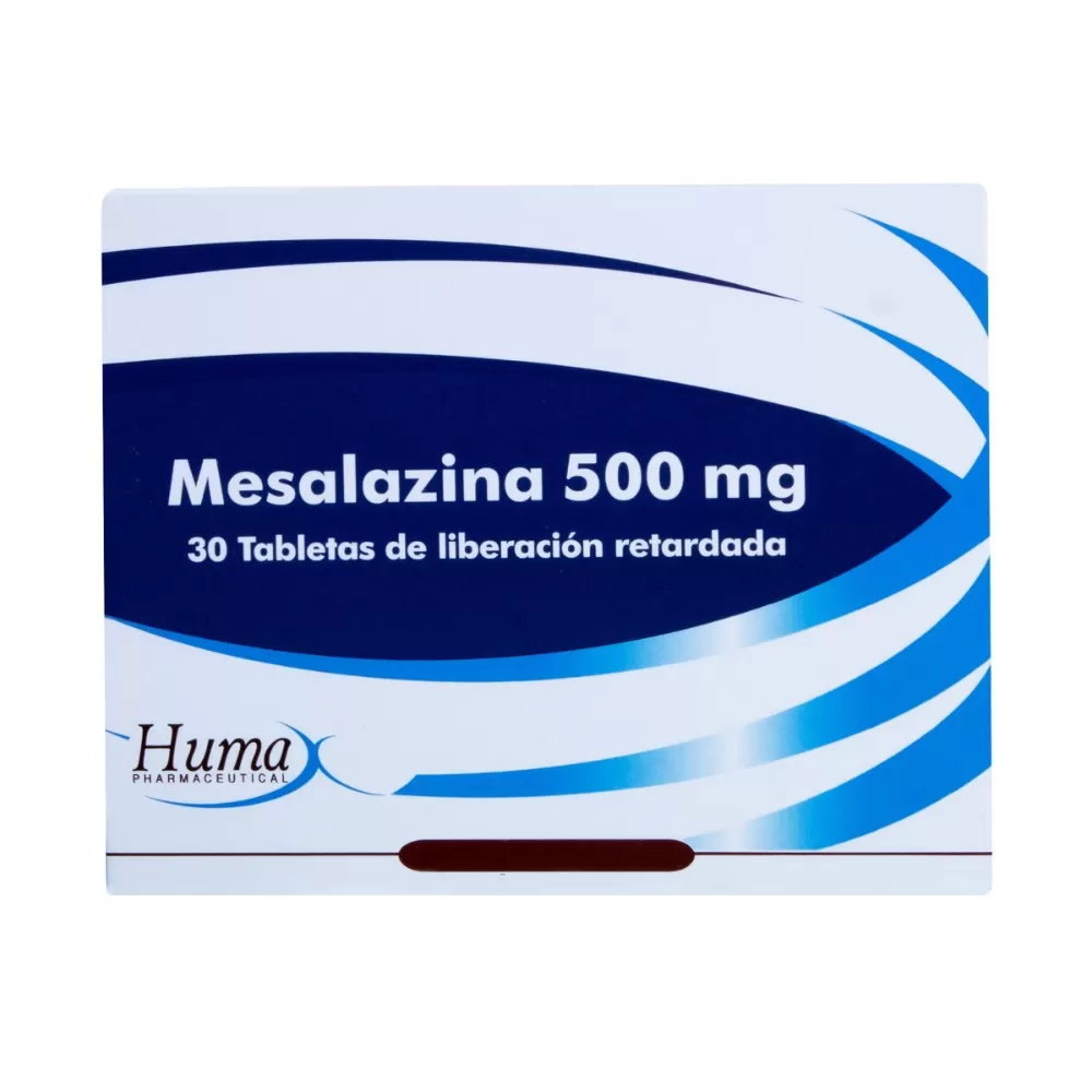 100011941.jpg MESALAZINA 500 MG 30 TABLETAS HP - Imagen 1