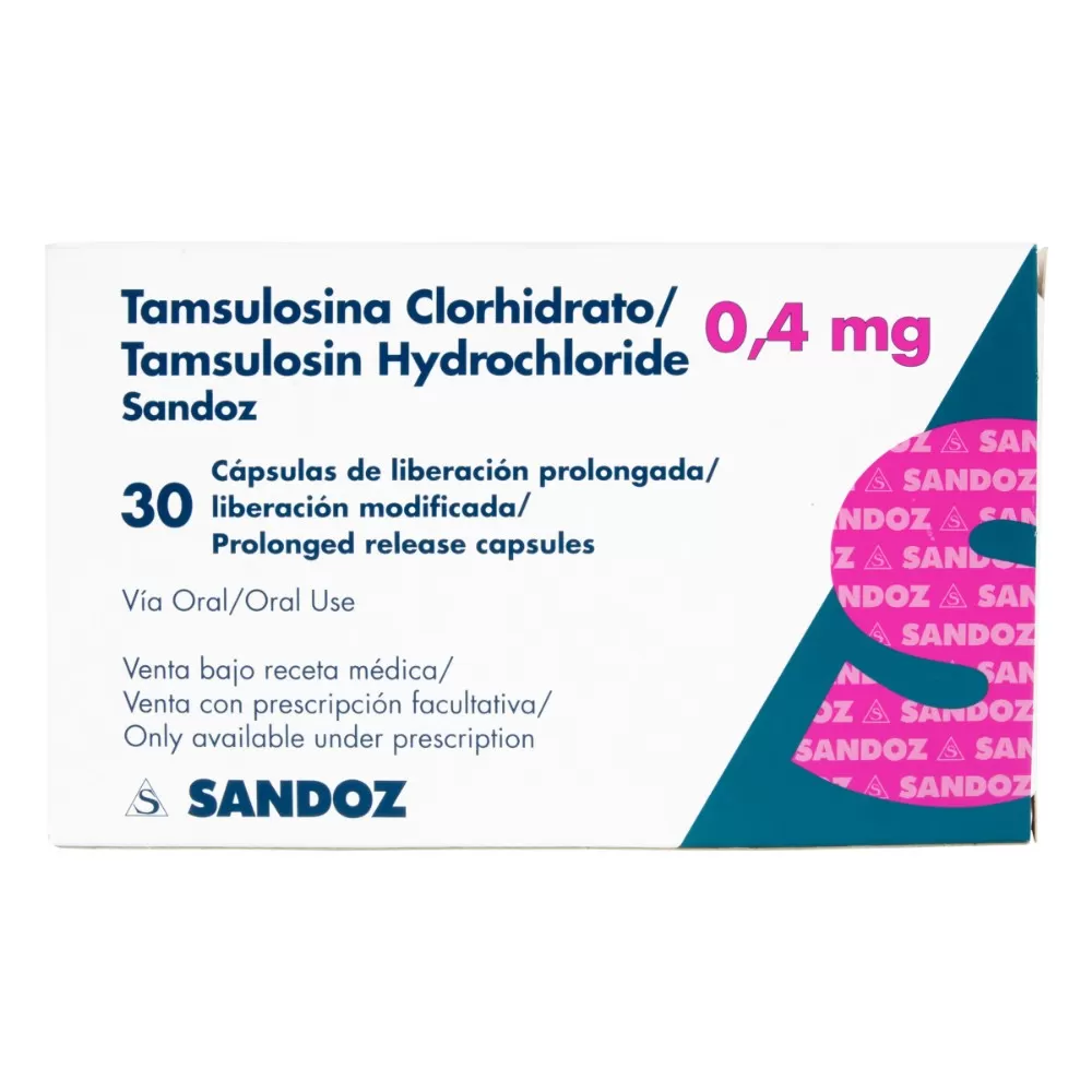100012508.jpg TAMSULOSINA 0.4 MG 30 CAP SZ - Imagen 1