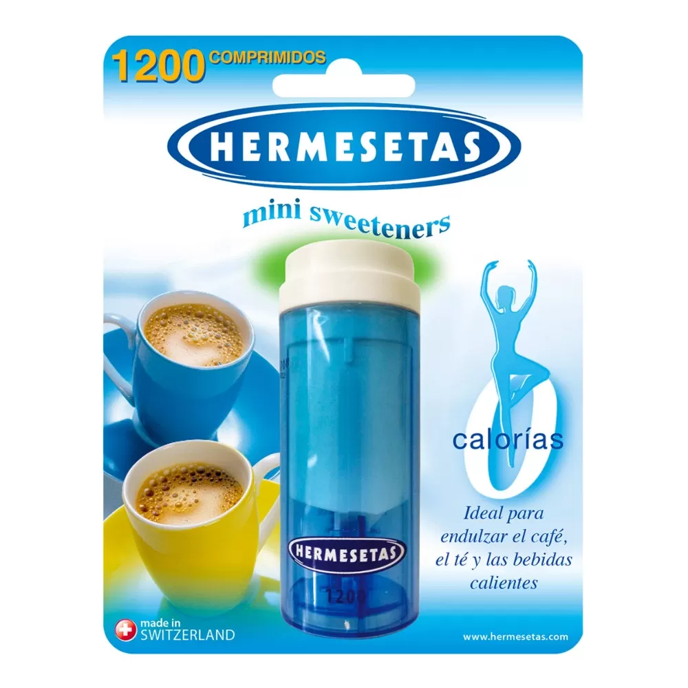 100012664.jpg HERMESETAS MINI SWEETENERS X 1200 COMP. - Imagen 1
