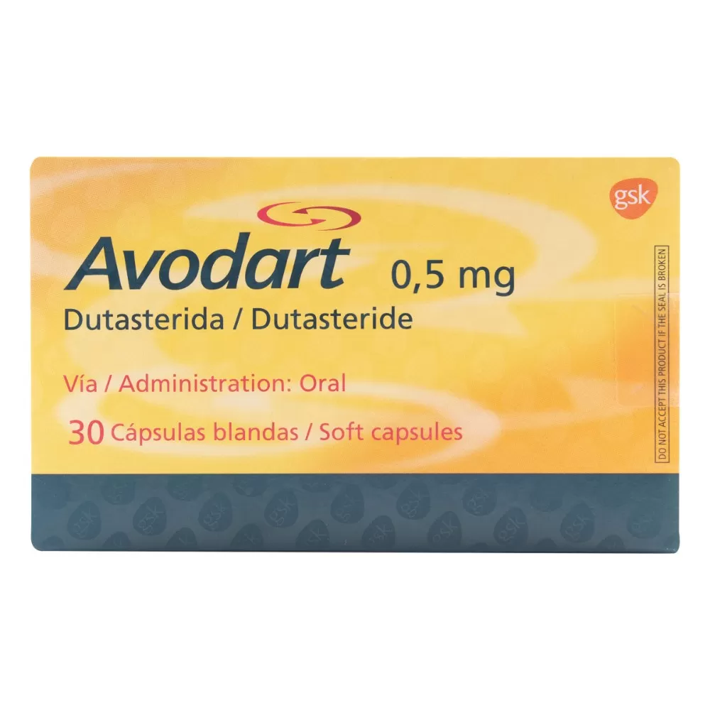 100014012.jpg AVODART 0.5MG 30CAP - Imagen 1