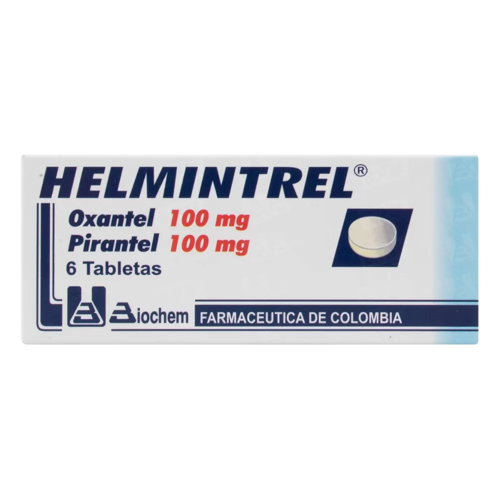 HELMINTREL 6 TABLETAS - Imagen 1