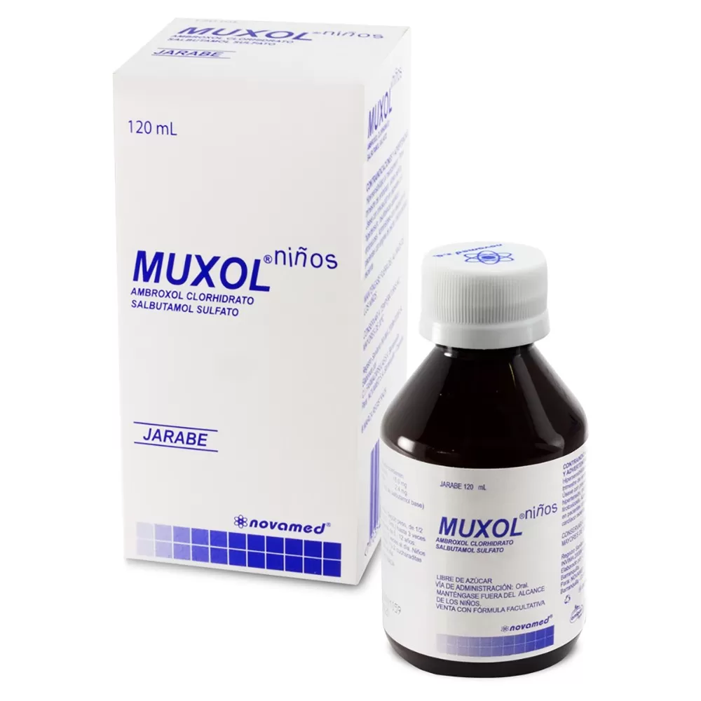 MUXOL NINOS JARABE 120 ML - Imagen 1