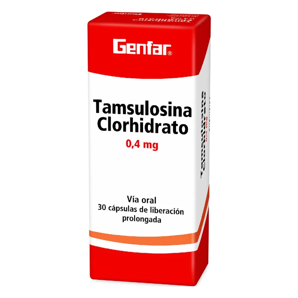 TAMSULOSINA 0.4 MG 30 CAPSULAS GF - Imagen 1