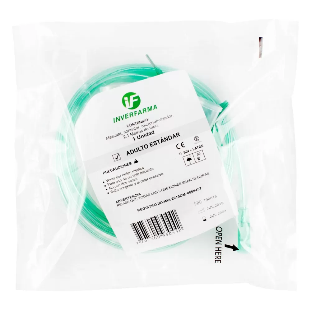 KIT NEBULIZACION ADULTO INVERFARMA - Imagen 1