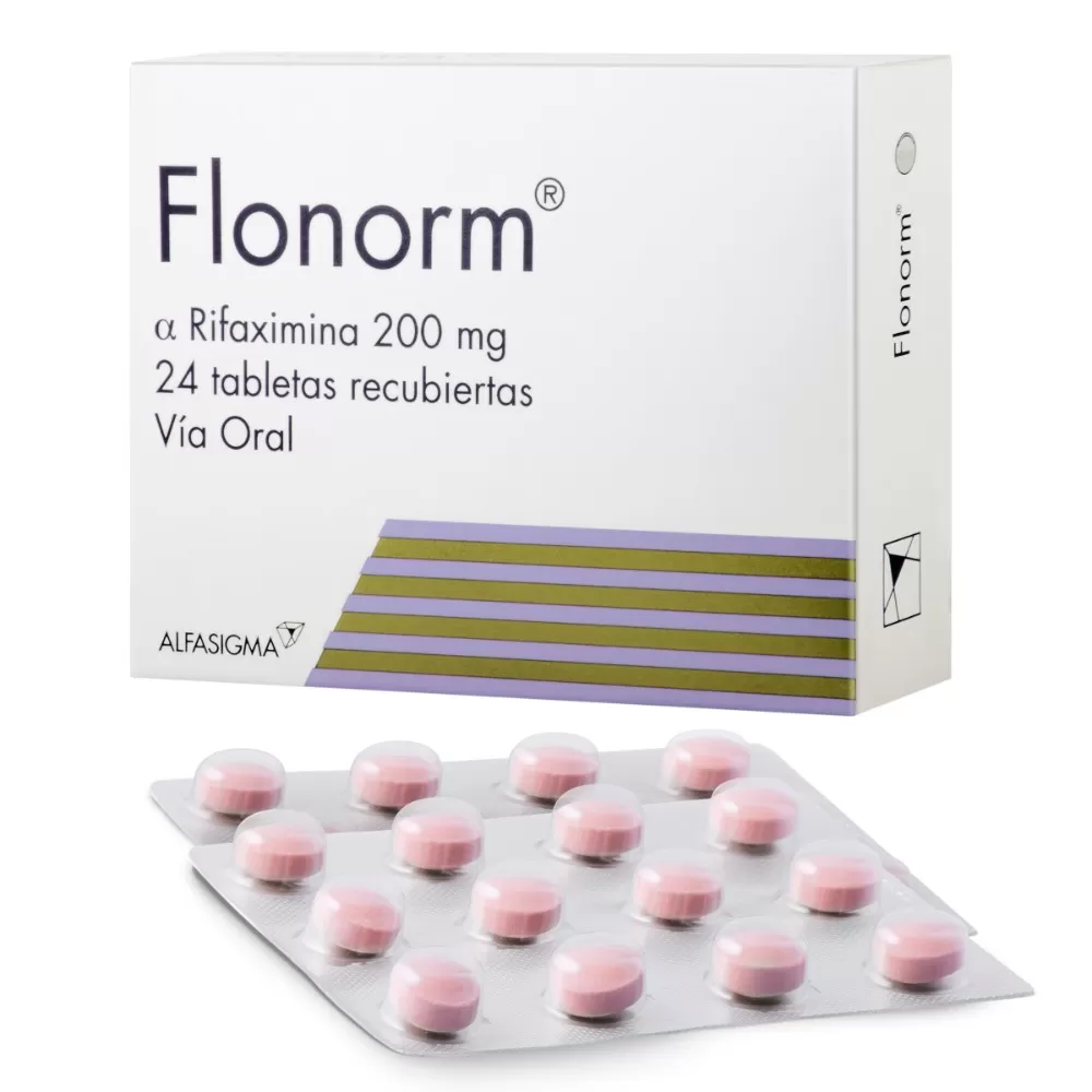 100016392.jpg FLONORM 200 MG 24 TABLETAS - Imagen 1