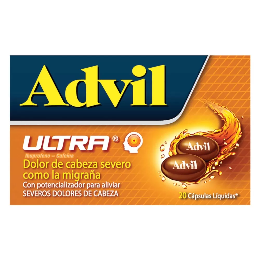 100016560.jpg ADVIL ULTRA 20 CAPSULAS - Imagen 1