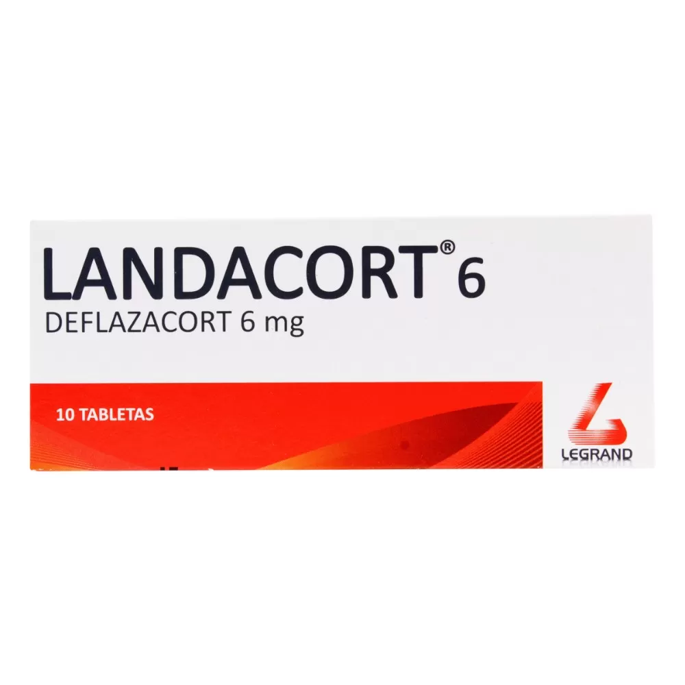 100017411.jpg LANDACORT DEFLAZACORT 6 MG 10 TBS - Imagen 1