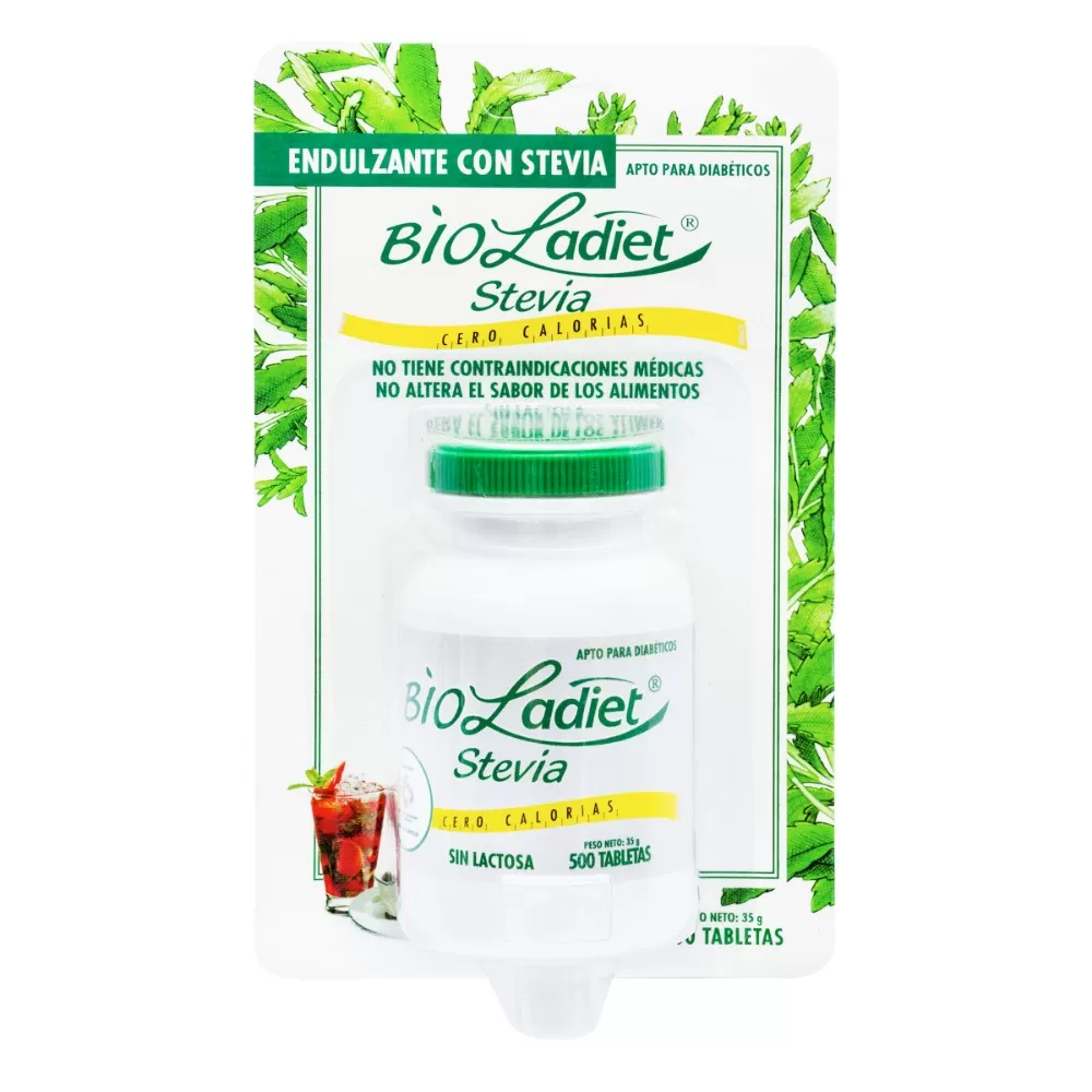 100018229.jpg STEVIA BIOLADIET 500 TBS LA - Imagen 1