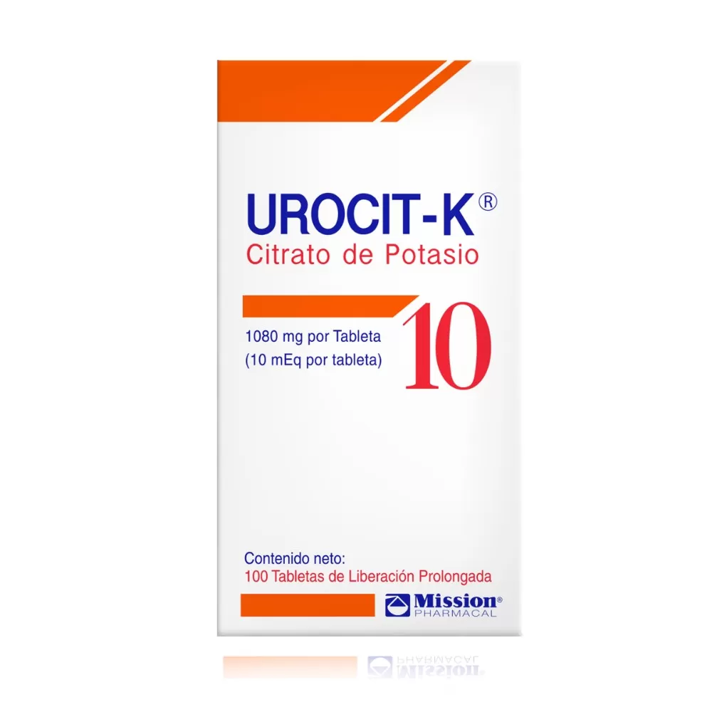 UROCIT K 10 MEQ FRASCO 100 TBS - Imagen 1