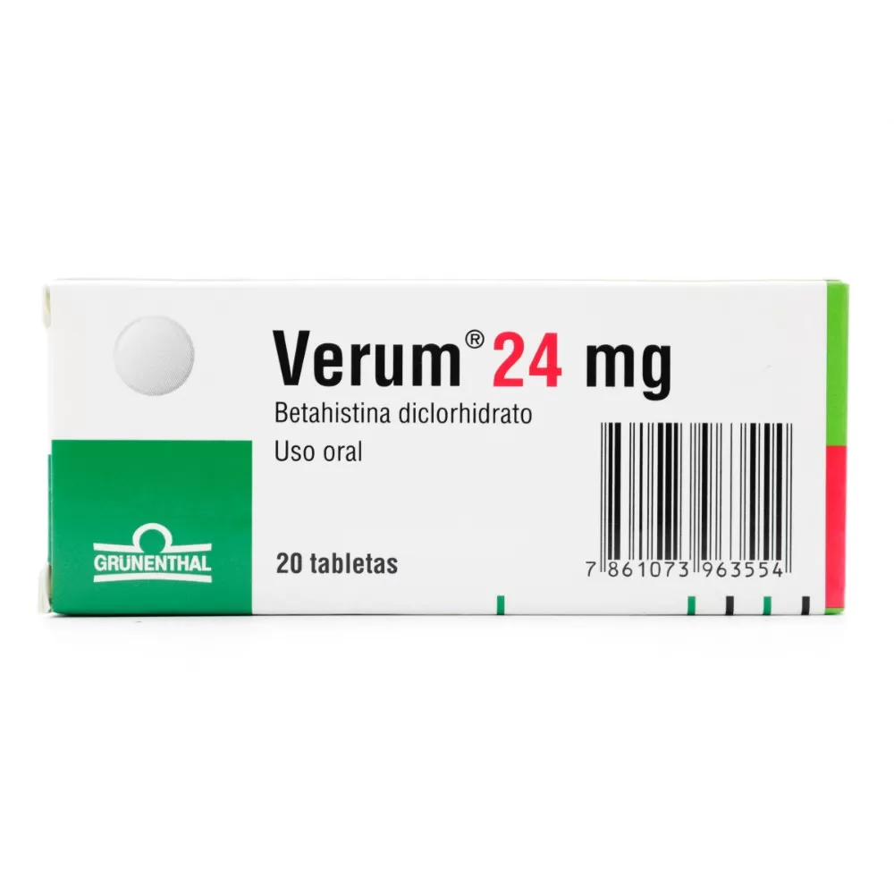 100020560.jpg VERUM 24 MG 20 TABLETAS - Imagen 1