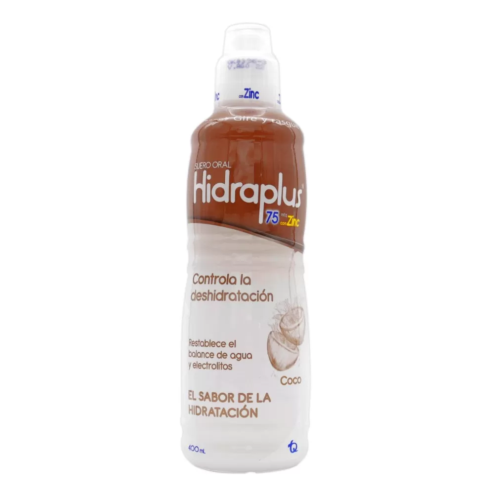 100020804.jpg HIDRAPLUS 75 ZINC COCO 400 ML SUERO O - Imagen 1