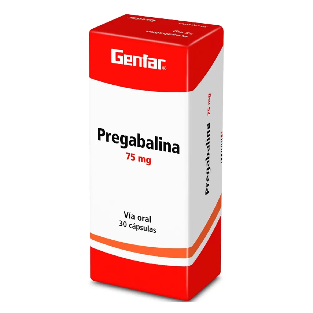 100021385.jpg PREGABALINA 75 MG 30 CAP.GF - Imagen 1