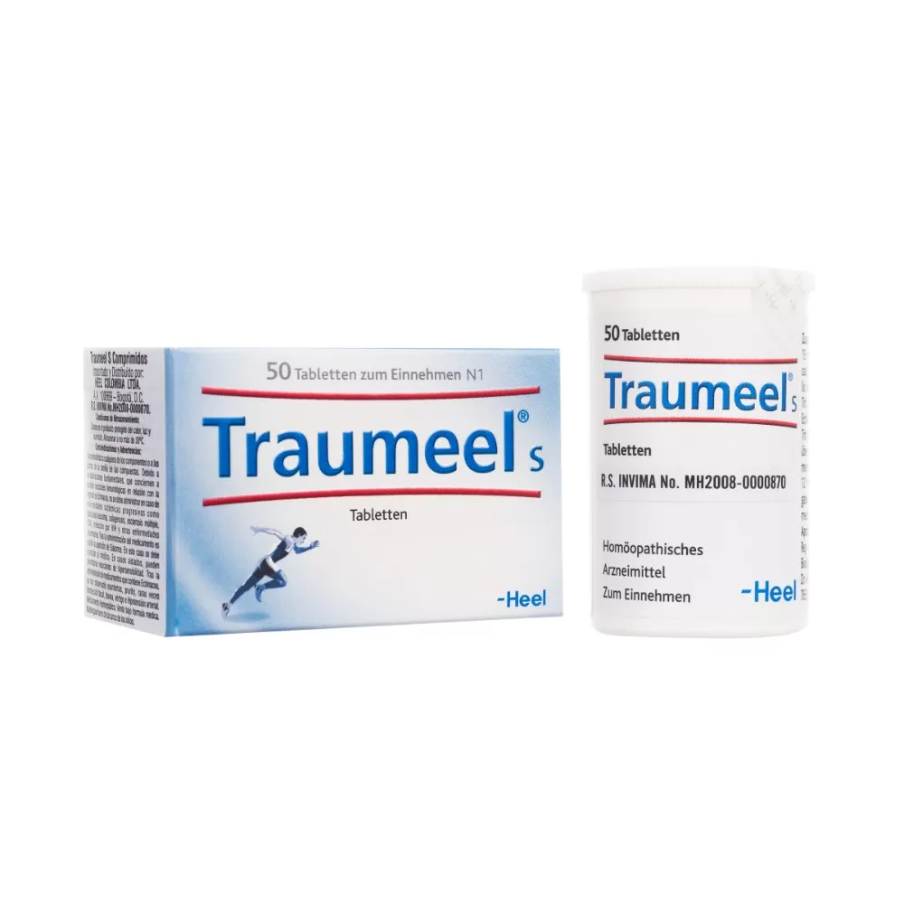 TRAUMEEL FRASCO 50 TABLETAS - Imagen 1