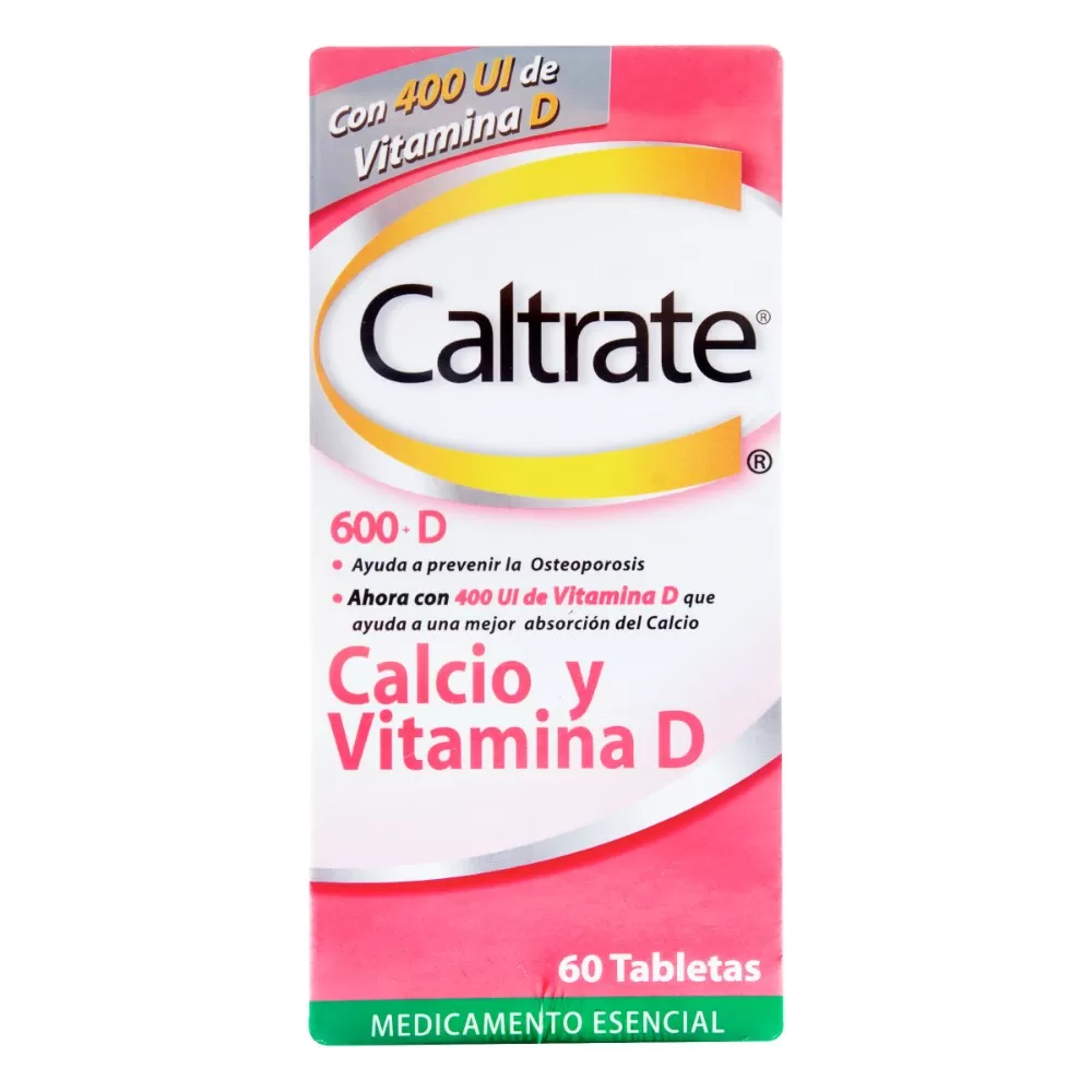 100021961.jpg CALTRATE D 600 MG 400UI 60 TBS - Imagen 1